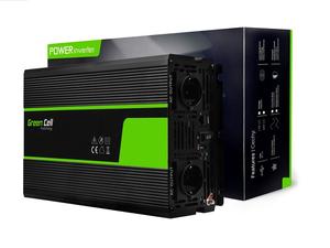 Green Cell puhdas siniaalto invertteri 2000W 24V