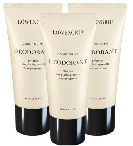 Löwengrip Body Care Count on me - Deodorant 3x50 ml 3 kpl