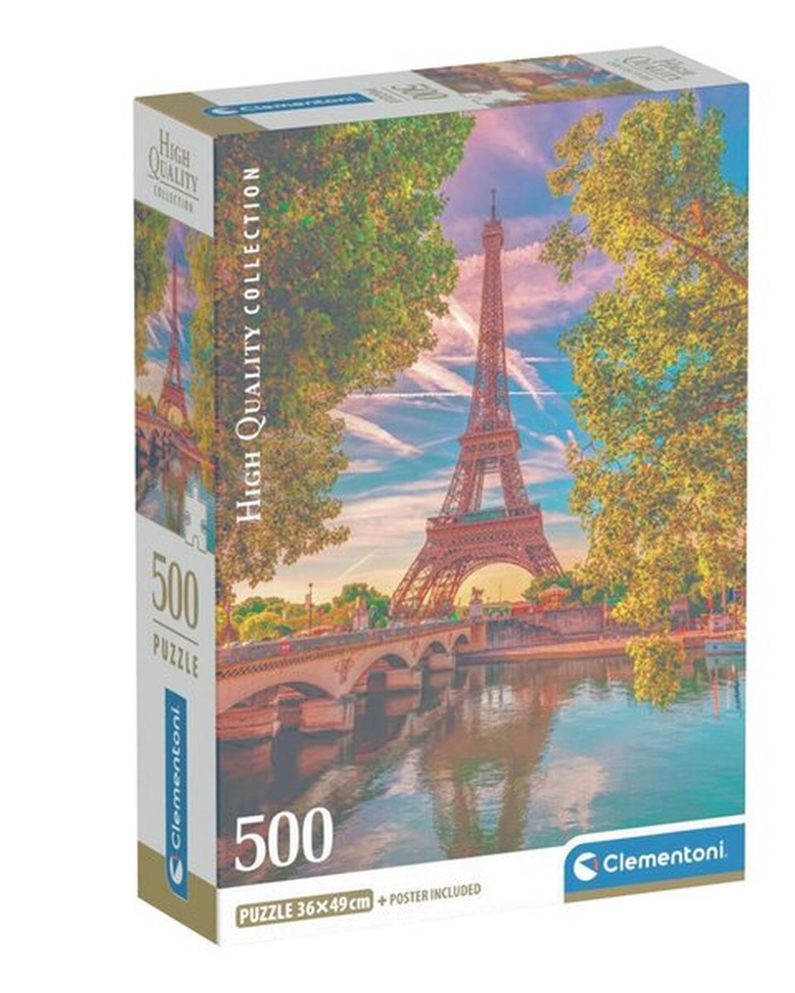 Clementoni Along the Seine 500p palapeli (Compact Box)