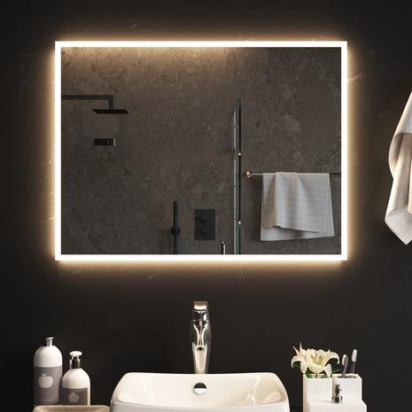 vidaXL Kylpyhuoneen LED-peili 60x80 cm