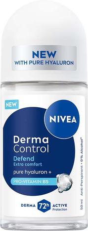 NIVEA Antiperspirant Deo Derma Control Defend Roll On 50 ml