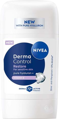 NIVEA Antiperspirant Deo Stick Derma Control Restore Sensitive 50