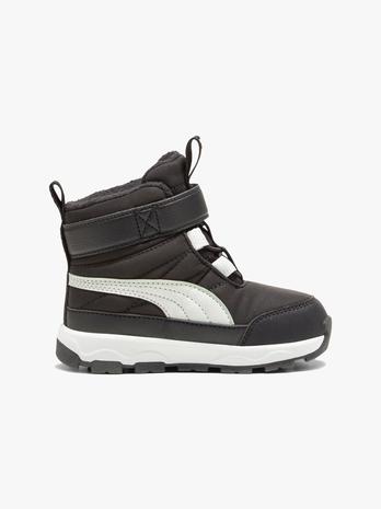 Puma Evolve Puretex AC Inf Talvikengät, Black/Ash Grey/White, 25