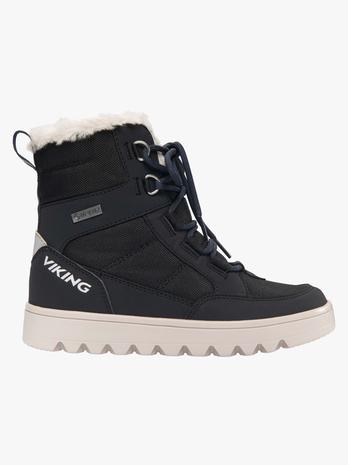 Viking Fleek Zip GTX Talvikengät, Musta, 30