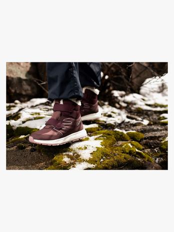 Viking Equip Defence WP 2V Talvikengät, Grape/Antique Rose, 24