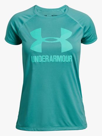 Under Armour Big Logo Tee Solid Treenipaita, Shamrock XS