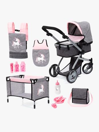 Bayer - Dolls pram Xeo mega set (17033AD)