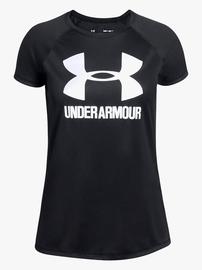 Under Armour Big Logo Tee Solid SS Treenipaita, Black XS