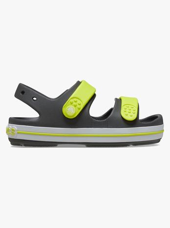 Crocs Crocband Cruiser Kids Sandaalit, Slate Grey/Acidity, 20-21