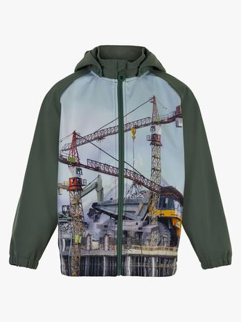 Minymo Softshell Takki, Duck Green, 80