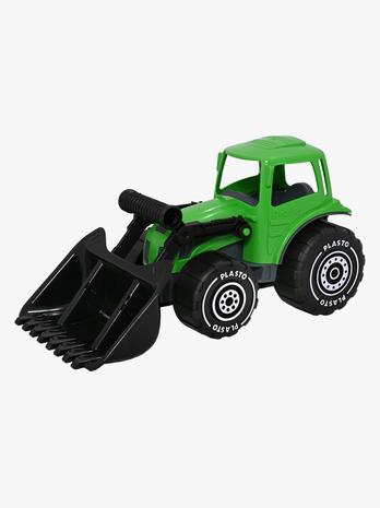 Plasto- kauhatraktori 32 cm, vihreä
