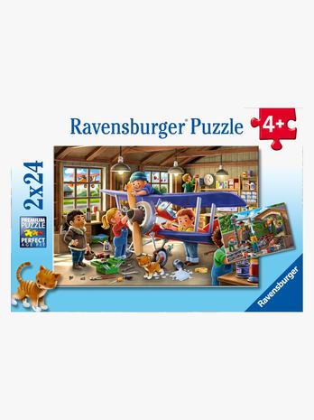 Ravensburger - Airplane & Train Repairs 2x24p - (12004044) – kuva 3/8