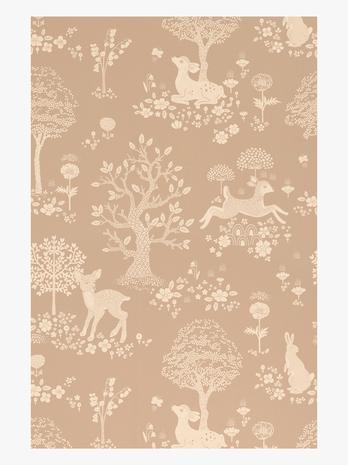 Summer fields Soft brown - 150-01 Tapetti