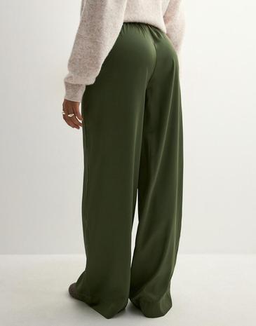Nelly - Musta - Pull On Satin Pants – kuva 6/8