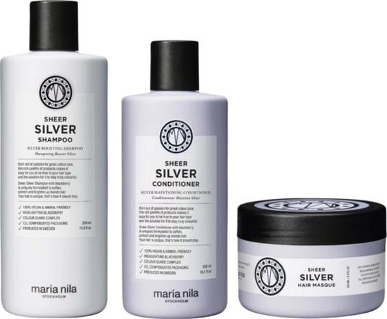 maria nila Sheer Silver Bundle Shampoo 350 ml & Conditioner 300