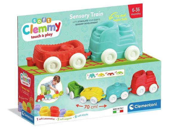 Adlibris Soft Clemmy Sensory Train Clementoni