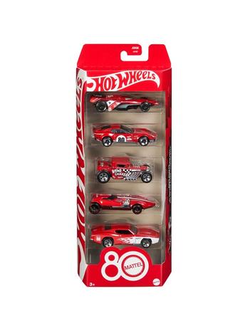 Hot Wheels Basics Mattel 80th 5 Pack