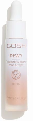 Gosh Dewy Foundation Drops 12ml meikkivoide – kuva 3/6