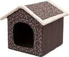 Talo-pesä Hobbydog R3 tassut, 52x46x53 cm, ruskea