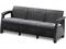 Puutarhasohva Corfu Love Seat Max, musta/harmaa – kuva 2