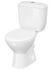 Lattia-asenteinen WC-istuin Cersanit Compact 490 Prezident 011 pehmeästi sulkeutuvalla kannella