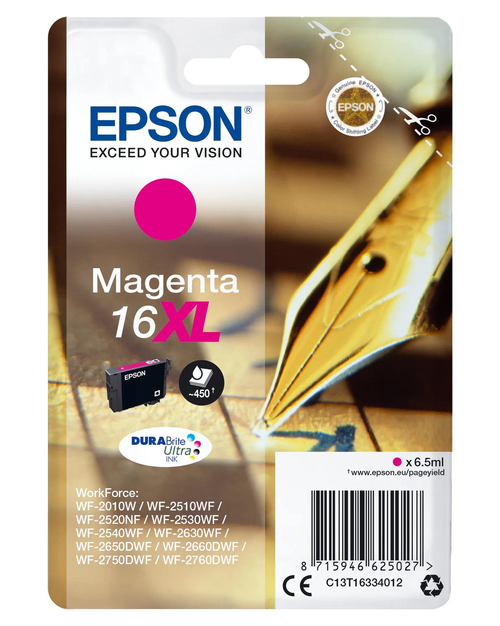 Epson DuraBrite Ultra 16 XL mustekasetti (magenta)