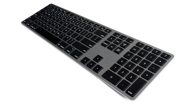Matias Wireless Aluminum, näppäimistö