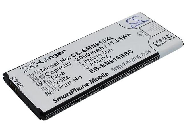 Samsung Galaxy Note4, puhelimen akku