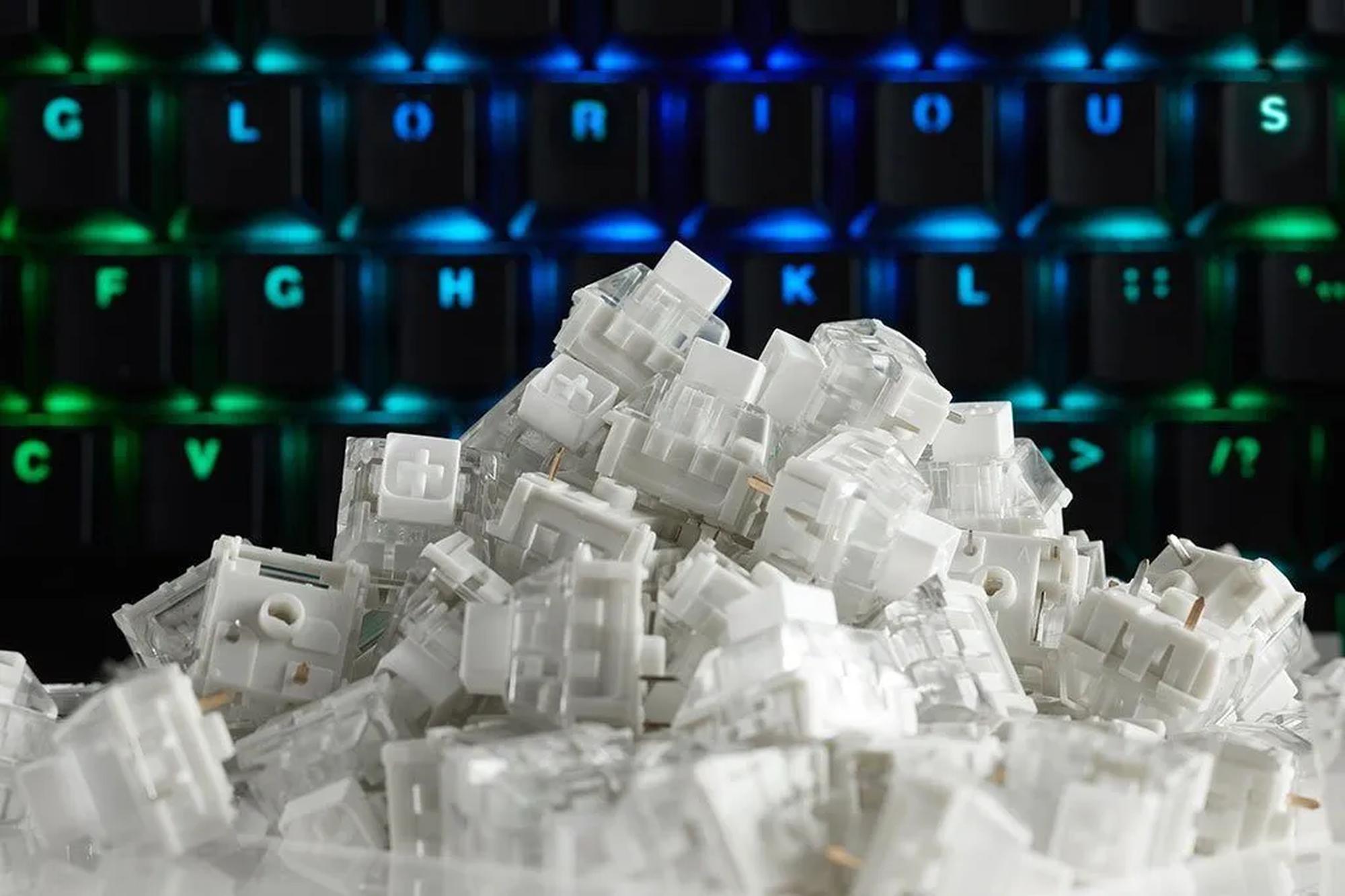 Glorious Kailh Box White -mekaaniset näppäimistökytkimet, 120 kpl