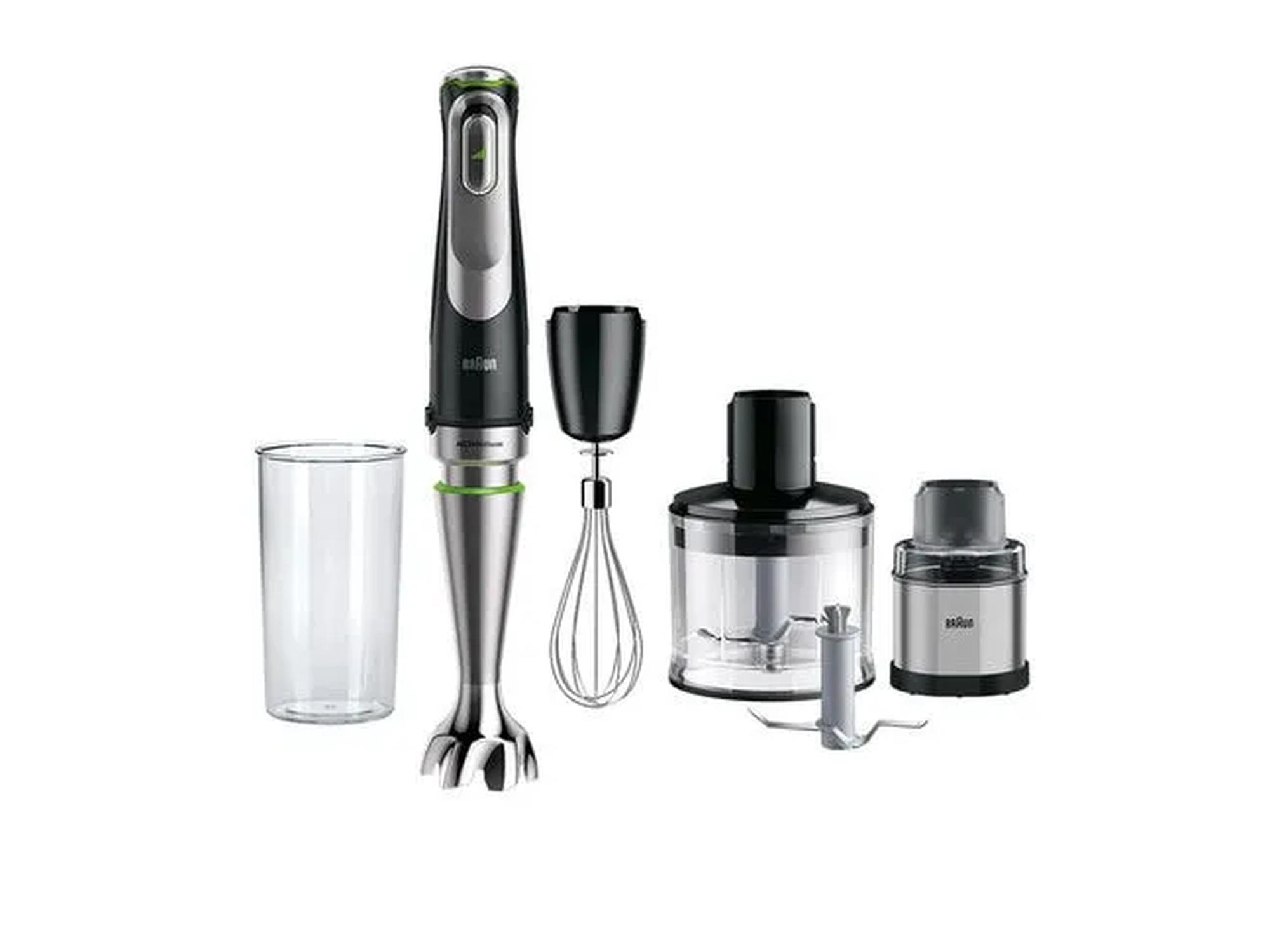 Braun MultiQuick 9 MQ 9138XI 1200 W 600 ml -sauvasekoitinsarja, musta, ruostumaton teräs