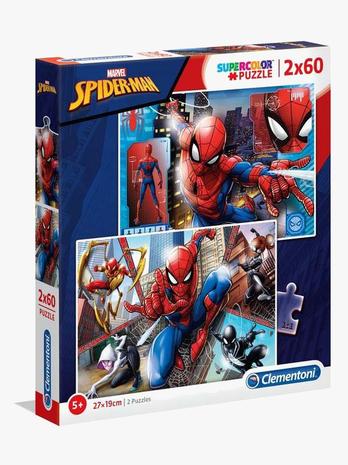 Clementoni Puzzle Spiderman 2x60st. Lattia