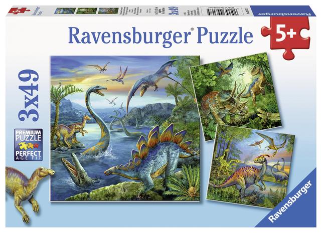 Ravensburger Dinosaurs 3x49st.