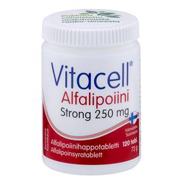 Vitacell Alfalipoiini Strong 250 mg, 120 tabl.