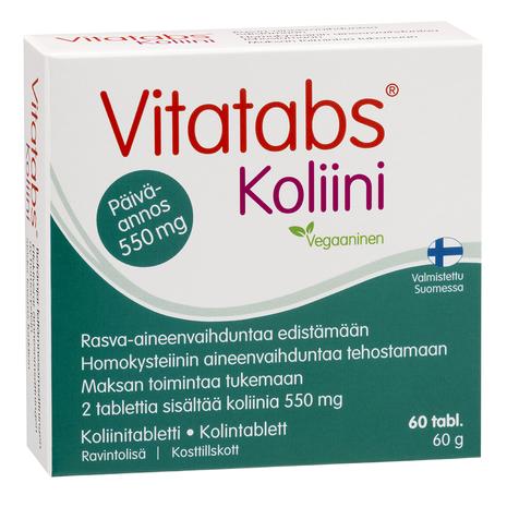 Vitatabs Koliini 550 mg, 60 tabl.