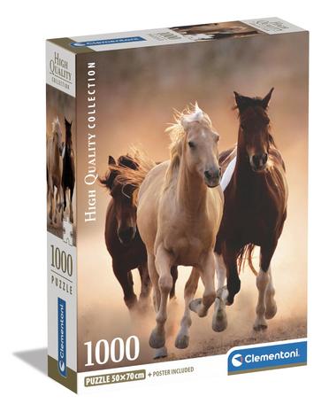 Clementoni Running Horses, palapeli 1000 palaa