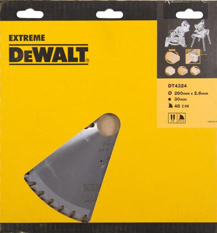 Dewalt DT4324-QZ 260mm pyörösahanterä