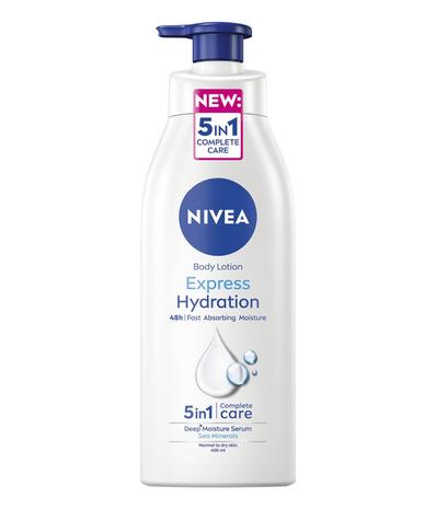 Nivea Express Hydration Body Lotion Pump - 400 ml