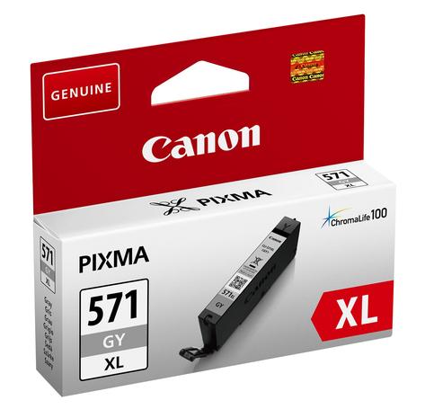 Canon CLI-571GYXL, mustekaetti