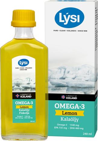 Lysi Omega-3 Lemon, 240 ml – kuva 2/8