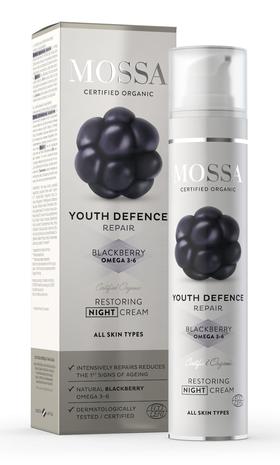 Mossa Restoring night cream, 50 ml