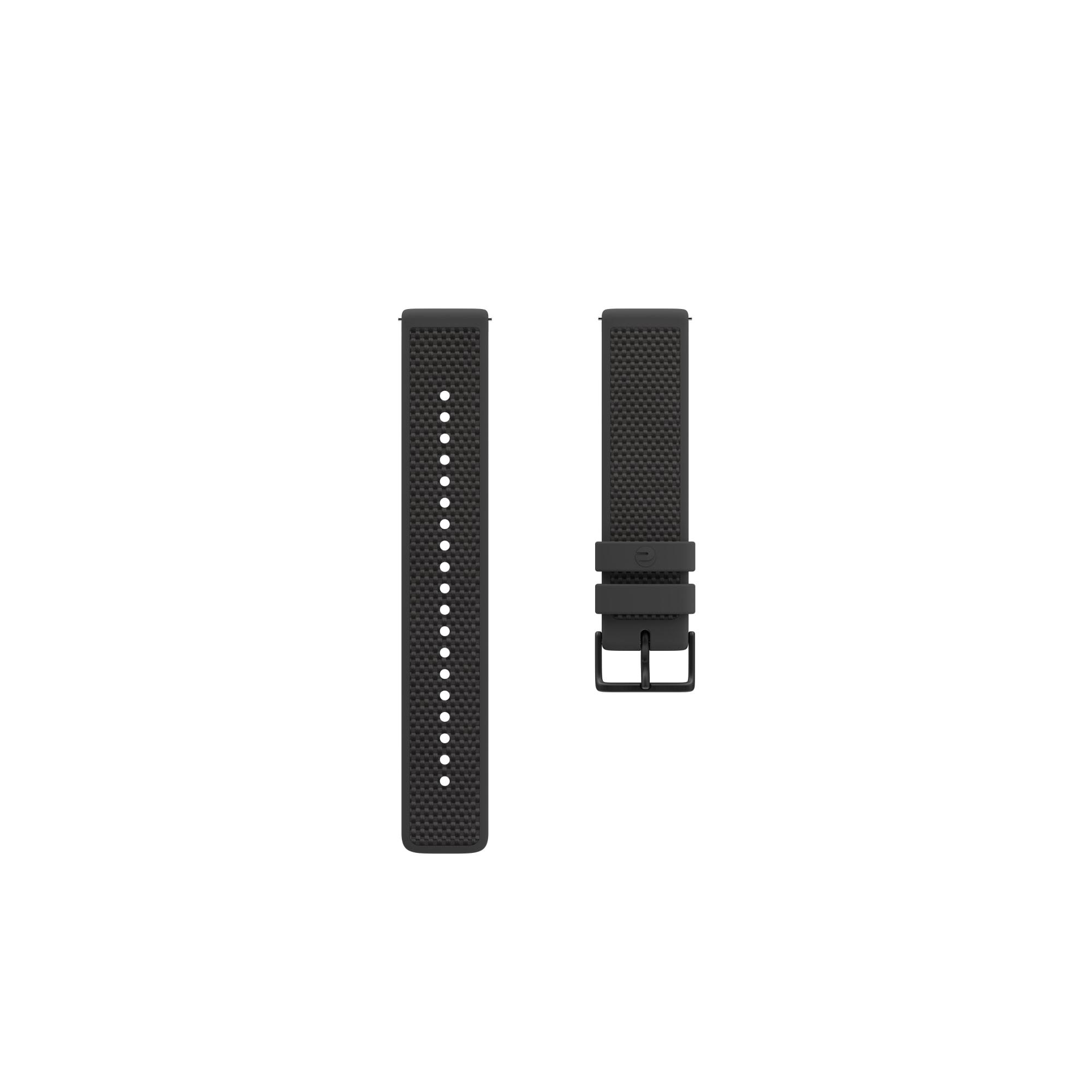 Kellon ranneke Yhteensopiva Polar Ignite/Unite Siliconin kanssa Black