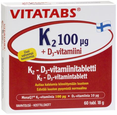 Vitatabs K2+D3, 60 tabl.