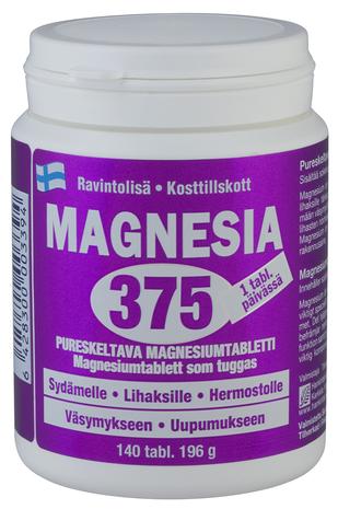Hankintatukku Magnesia 375, 140 tabl.