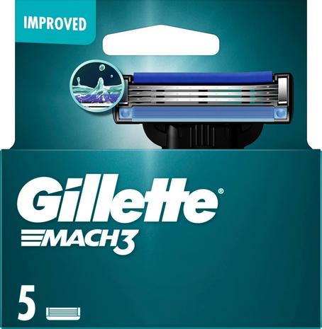 Gillette Mach3, vaihtoterät 5 kpl – kuva 5/8