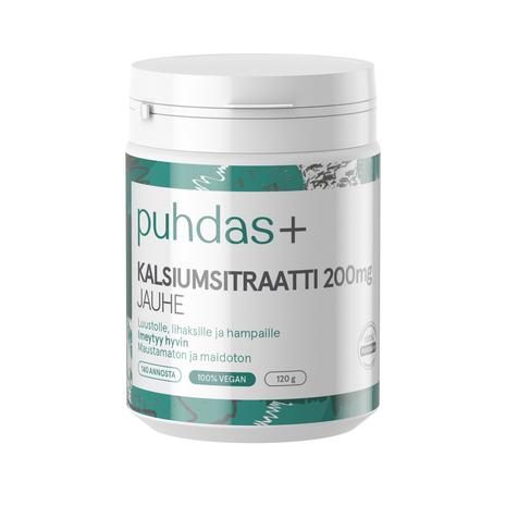 Puhdas+ 600 mg kalsiumsitraatti, 240 g