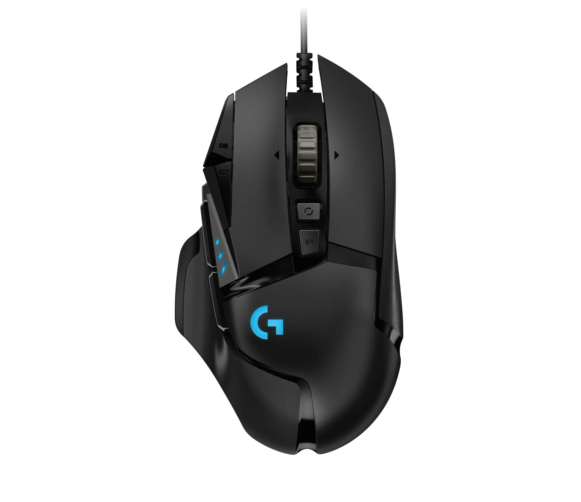 Logitech G502 HERO -langallinen pelihiiri, musta