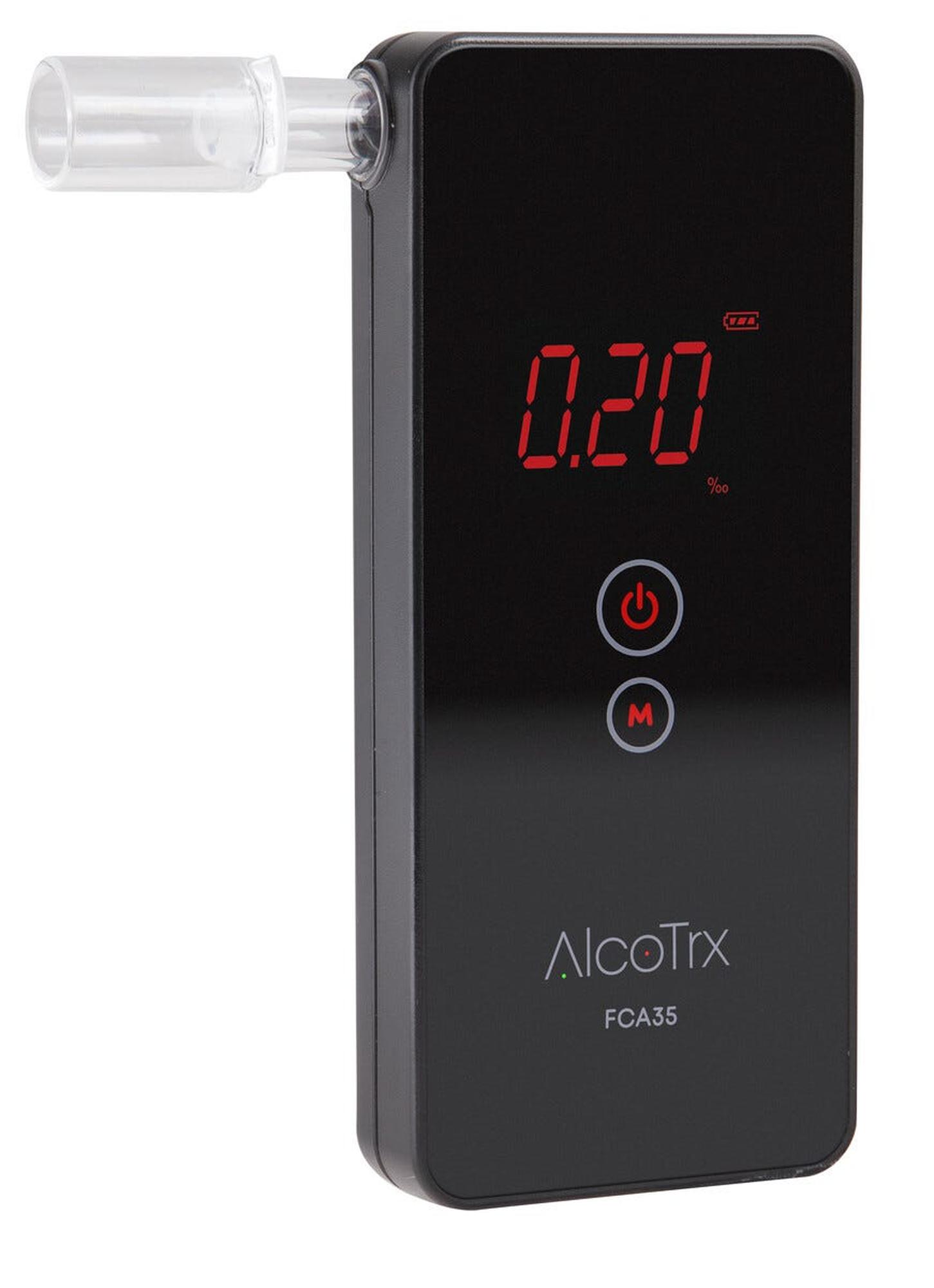 Alcotrx FCA35 Alkometri, 6 suukappaletta