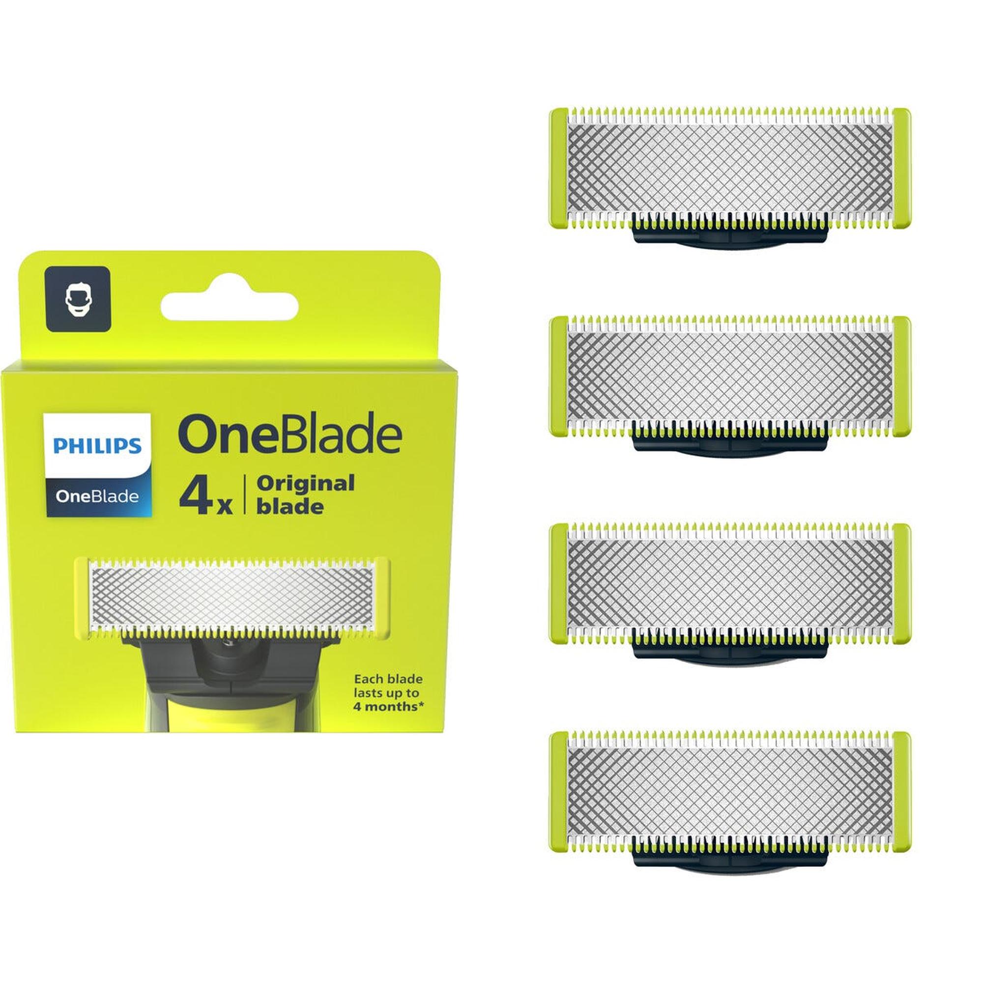 Philips OneBlade Vaihtoterä 4 kpl, QP240/50