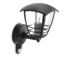 Philips myGarden Creek 15388/30/16 E27 60W musta, ulkoseinävalaisin
