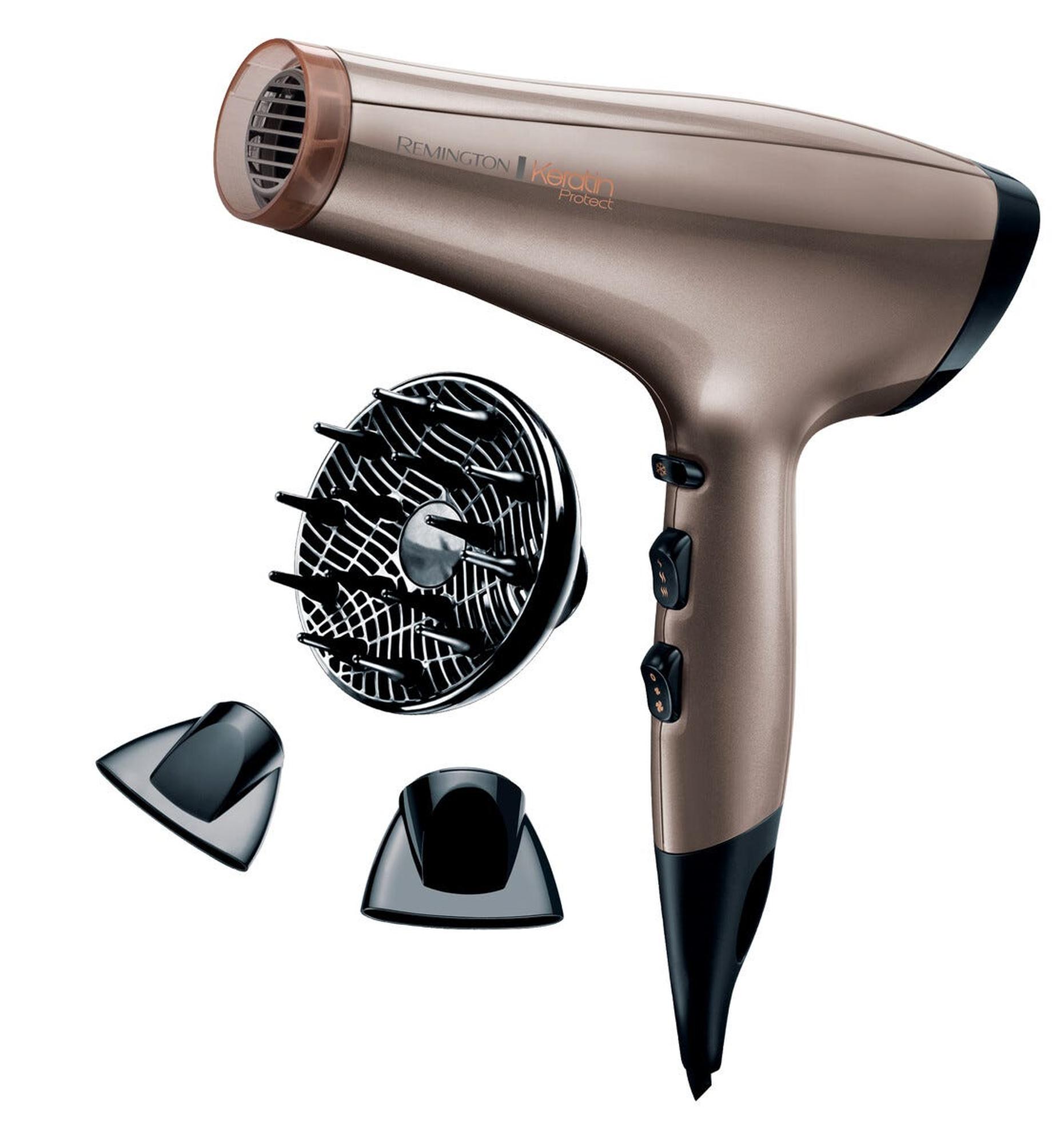 Remington Keratin Protect AC8002, 2200 W -hiustenkuivaaja, harmaa